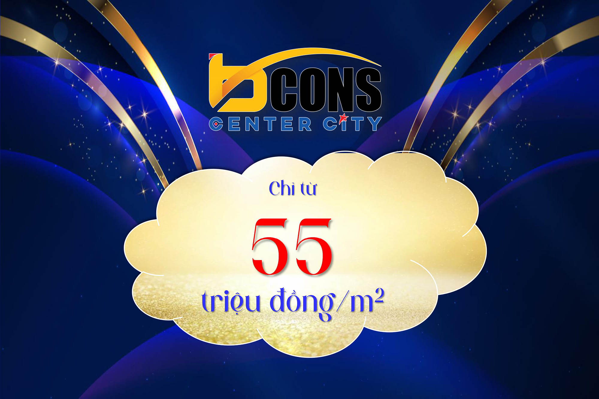 Căn hộ Bcons Center City giá chỉ từ 55 triệu đồng / m2