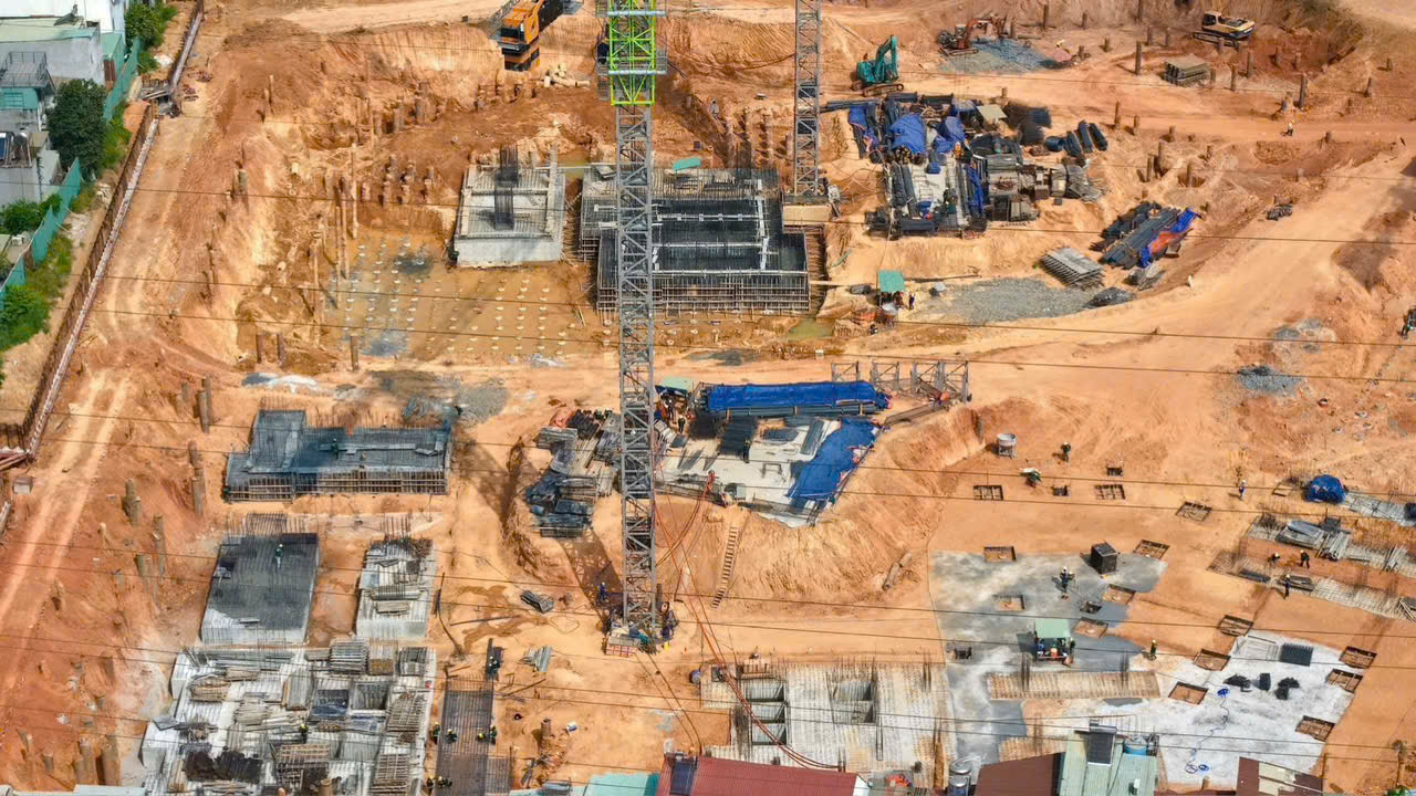 Tiến độ xây dựng dự án bcons center city