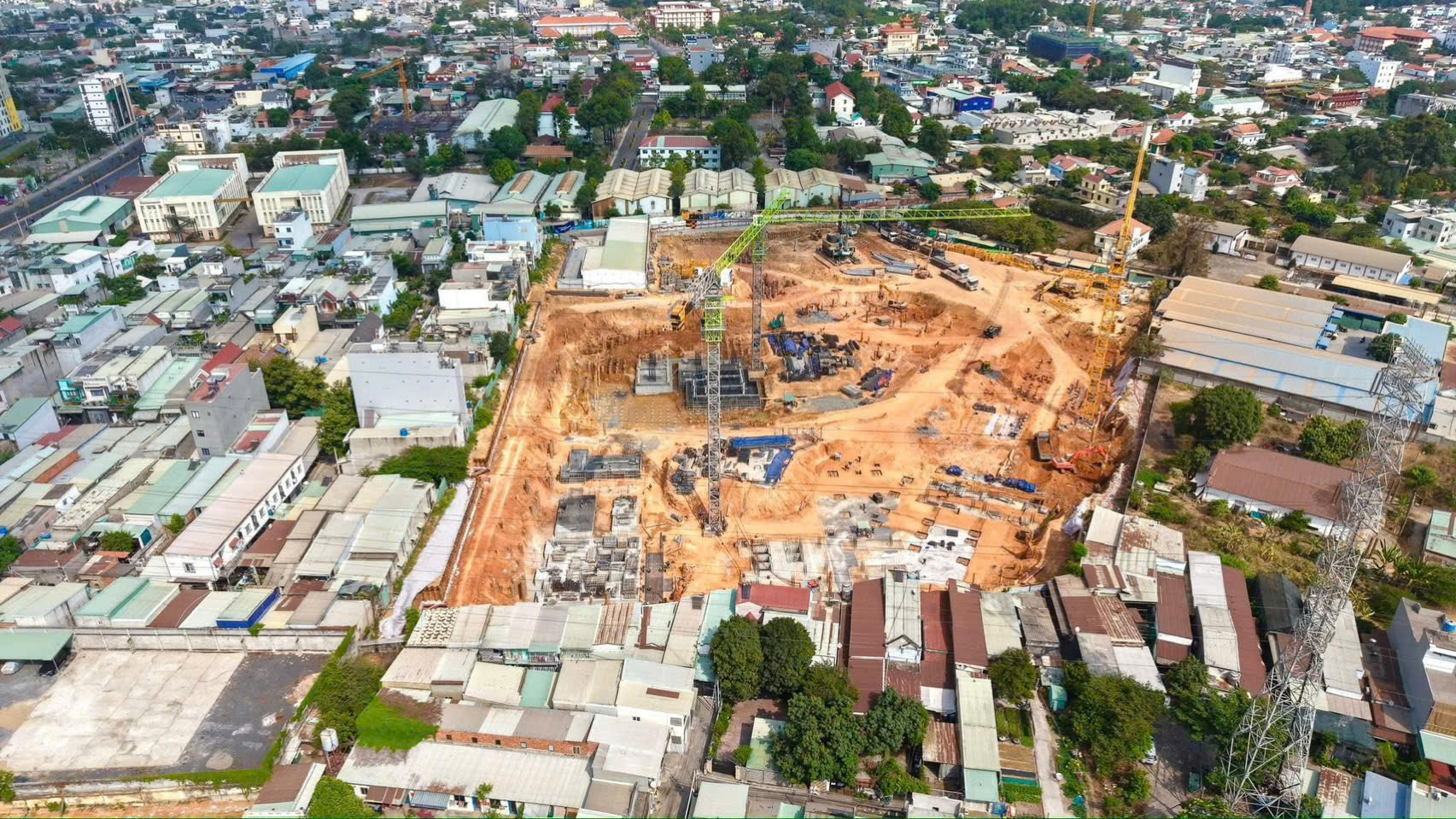 Tiến độ xây dựng dự án bcons center city