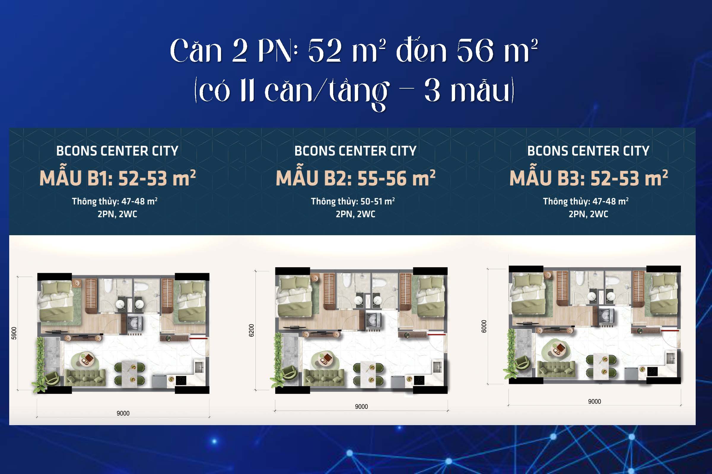 Căn hộ Bcons Center City Làng đại học cho thuê