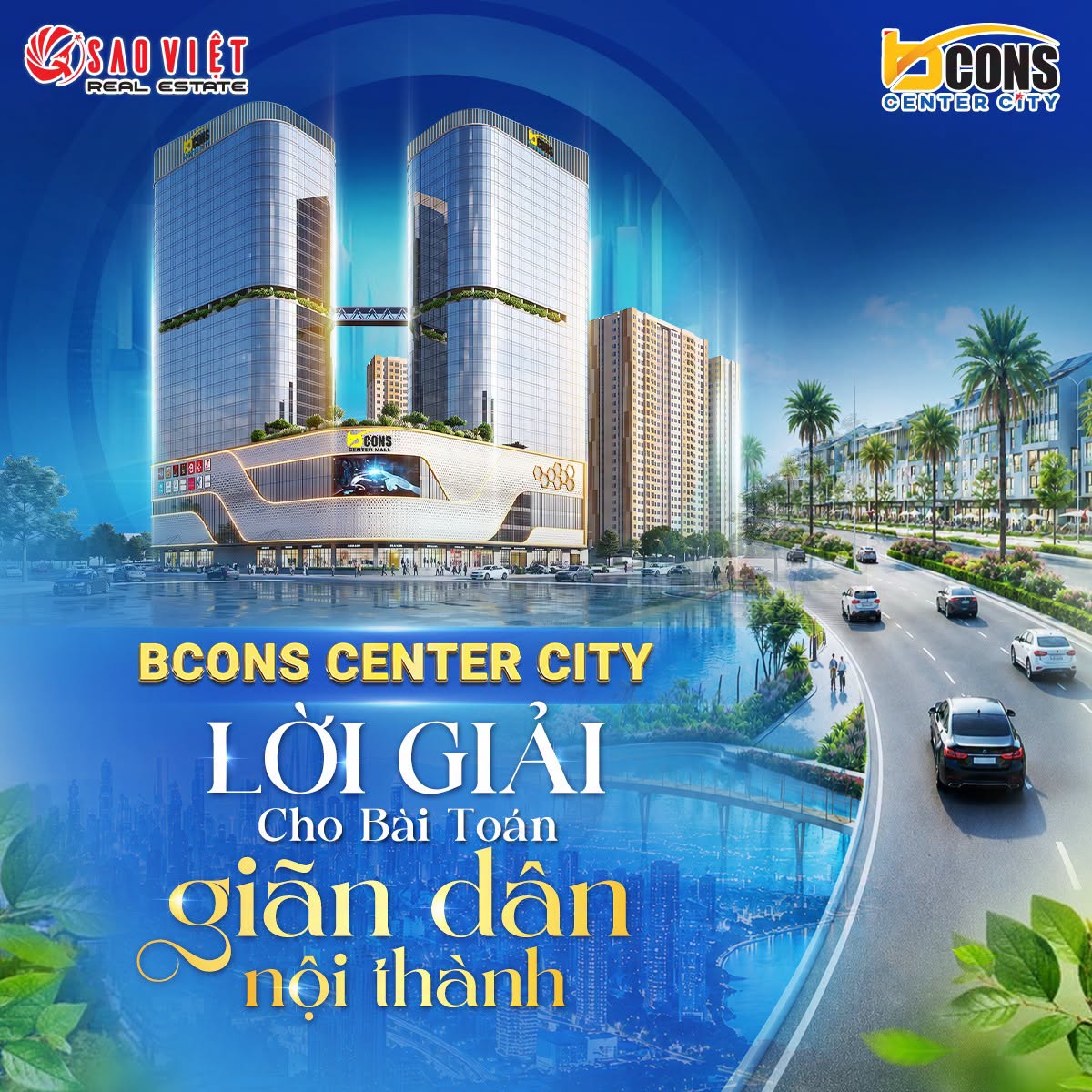 BCONS CENTER CITY GIẢI BÀI TOÁN DÒNG TIỀN